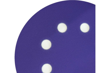 Купить Диск шлифовальный ABRAFORCE Purple Film на плёночной основе  8 отв.  125мм Р150  уп. 5 шт. фото №3