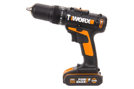 Купить Дрель аккумуляторная WORX WX371.1  20V 2,0Ач кейс фото №7