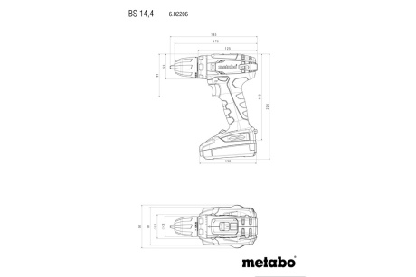 Купить Дрель аккумуляторная Metabo BS 14.4 Li-ion   602206880 фото №3